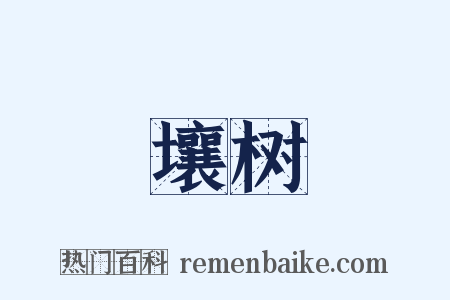 壤树是什么意思的图片